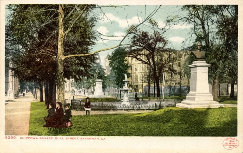 Chippewa Square, Savannah, Georgia, USA — filming location for Forrest Gump