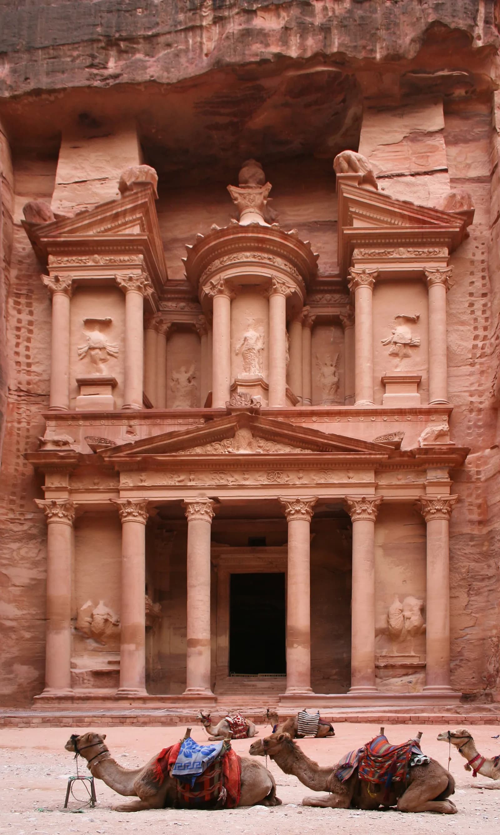 Al-Khazneh, Petra, Jordan — filming location for Indiana Jones and the Last Crusade